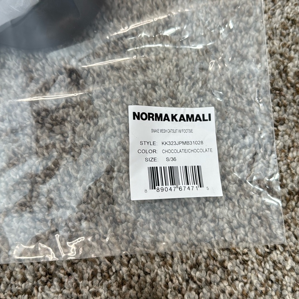 Norma Kamali Brown One-Shoulder Jumpsuit - Picture 3 of 5